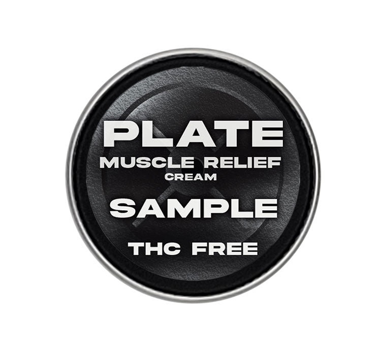Plate Muscle Relief Cream Sample